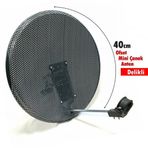 Antenci 40CM Delikli Karavan Çanak Anten Seti +Analog Uydu Bulucu