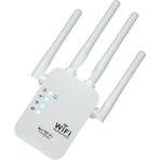 Antenli Dual Band Wifi Sinyal Güçlendirici - 1200MBPS Kablosuz Menzil Genişletici ve Dağıtıcı