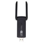 Antenli Wifi Adaptörü AC1300Mbps Dual Band USB WiFi Adaptör | 2.4G/5G Kablosuz Ağ Adaptörü | USB 3.0 Yüksek Hız | High-Gain Antenli WiFi Dongle | PC Laptop Masaüstü için Uyumlu | Windows & Mac