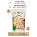 Antep Çarşı Pazar Dilimlenmiş File Badem | 100 Gr. X 4 Adet | VAKUMLU AMBALAJ