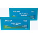 Antfea 12.8V 300AH Abs Lityum Akü Akıllı Ekran Bluetooth Lifepo4 2 Adet