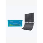 Antfea 12.8V 300AH Abs Lityum Akü Akıllı Ekran Lifepo4 + Antfea 350W Esnek Güneş Paneli