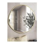 anthome Arya 80 Cm Ayna Asimetrik Ayna, Dekoratif Ayna, Duvar Aynası Banyo Aynası Holl Aynası, Gold