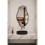 anthome Asimetrik Ayna Çerçeveli Ayna Duvar Aynası Konsol Aynası Banyo Aynası Çerçeveli Ayna