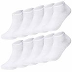 ANTHONY JACKSON 10'lu Kutu Premium Dikişsiz Erkek Bayan Sneaker Çorap (as8, numeric, numeric_35, numeric_49, SANTANA, 43-46)