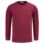 Anthony Jackson Erkek Basic Logo Sweatshirt NOVA (Bordo, 2XL)