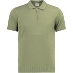 Anthony Jackson Erkek Fit Fermuarlı Triko Polo Tişört Stefano - 02-Haki - XL