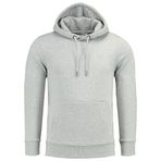 Anthony Jackson Erkek Kapüşonlu Sweatshirt, FLINT (GRİ MELANJ, 4XL)