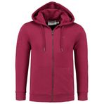 Anthony Jackson Erkek Kapüşonlu Sweatshirt, Logo Baskılı, Regular Fit, Pamuklu, Siyah (BORDO, S)