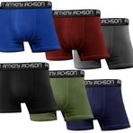 ANTHONY JACKSON Likralı 6'lı Kutu Premium Erkek Boxer MERLIN (L, MERLIN)