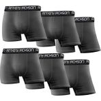 Anthony Jackson Likralı 6'lı Kutu Premium Erkek Boxer Storm - XL - Füme