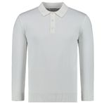 Anthony Jackson Premium Erkek Polo Yaka Triko Kazak Massimiliano (BEYAZ, S)