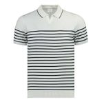 Anthony Jackson Premium Erkek Triko Polo Tişört Emiliano (Beyaz, L)