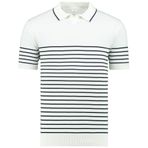 Anthony Jackson Premium Erkek Triko Polo Tişört Emiliano (Beyaz, M)
