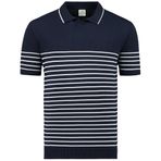 Anthony Jackson Premium Erkek Triko Polo Tişört Emiliano (Lacivert, S)