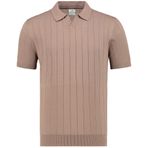 Anthony Jackson Premium Erkek Triko Polo Tişört Ravello (Açık Kahve, S)