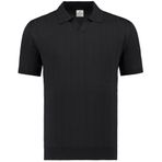 Anthony Jackson Premium Erkek Triko Polo Tişört Ravello (Siyah, XL)