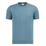 Anthony Jackson Premium Erkek Triko Tişört Vittorio (İndigo, XL)