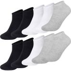 Anthony Jackson Unisex 10'lu Kutu Bambu Premium Dikişsiz Bay - Sneaker Çorap - 39 - 42 - Renkli