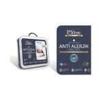 Anti-Alerjik %100 Pamuklu Anti-Bakteriyel Çift Kişilik Uyku Seti Standart-Çift Kişilik Beyaz