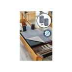 Antibakteriyel Gri Pilates Reformer Havlusu Omuzluk Kılıfı, Kaydırmaz Reformer Mat Towel