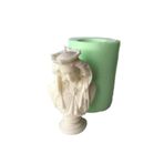 Antik Çağ Kadın Heykeli Şeklinde Silikon Mum Kalıbı 16x7x9,5 Cm dop13703600igo