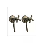 Antik Gold Taharet Muslukları Gider Hortumlar Dahil Komple Set Antik Taharat Muslukları