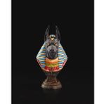 Antik Mısır Tanrısı Anubis Büst-Figür-Biblo 15 CM (Orta Boy)