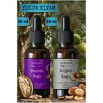 Antik Şifa Baobab Yağı Ve Argan Yağı (20Ml + 20Ml) - Doğal Saç Bakım Yağı Seti