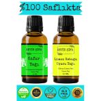 Antik Şifa Saf Kafur Yağı Ve Limon Uçucu Yağı - (10Ml + 10Ml)