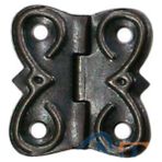 Antik Tarz Küçük 18X20 mm Menteşe, Şık ve Dayanıklı Ürün, 1 Adet - Altın