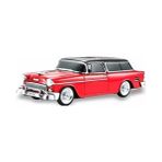 Antika Araba Chevy Bluetooth Hoparlör Derin Bas Dekoratif Parlak Araba Şekil Tf USB Fm Aux WS-1955 - Kırmızı