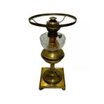 Antika Kristal Detaylı Pirinç Gaz Lambası 50 Cm