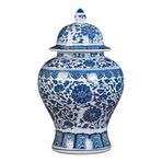 Antika Porselen Vazo Mavi ve Beyaz Seramik Çiçek Vazo Kavanoz Vazo El Yapımı Çin Tarzı Ev Dekorasyonu Oturma Odası için-c H37cmxw22cm,C-H37cmxW22cm,C-H37cmxW22cm