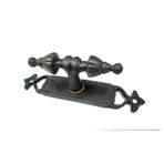 Antika Tarz Dekoratif Pirinç Burma Pencere Kolu - 152x32 Mm, Oksit FRTKGT55TK-TK-CNT-ATDPBPKO