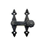 Antika Tarz Dekoratif Pirinç Kapı, Pencere Mandalı - 82x65 Mm, Oksit FRTKGT55TK-TK-CNT-ATDKPMKO