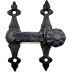 Antika Tarz Dekoratif Pirinç Kapı, Pencere Mandalı - 82X65 Mm, Oksit - Seçenek Mevcut Değil