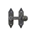 Antika Tarz Dekoratif Pirinç Kapı, Pencere Mandalı - 86x72 Mm, Oksit FRTKGT55TK-TK-CNT-ATDKPMBO