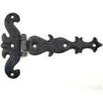 Antika Tarz Dekoratif Pirinç Kuyruklu Kelebek Menteşe - 94X147 Mm, Oksit - Lisinya