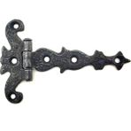 Antika Tarz Dekoratif Pirinç Kuyruklu Menteşe - 63X100 Mm, Oksit