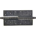 Antika Tarz Dekoratif Pirinç Lüks Okka Menteşe - 20Cm, Oksit - Lisinya