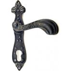 Antika Tarz Dekoratif Pirinç Mevlana Banyo Kapı Kolu - 228X48 Mm, Oksit - Renkli