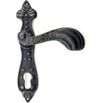 Antika Tarz Dekoratif Pirinç Mevlana Yale Kapı Kolu - 228X48 Mm, Oksit Nemere Home