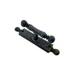 Antika Tarz Dekoratif Pirinç Misket Pencere Kolu - 165X32 Mm, Oksit Tg-1395 340274