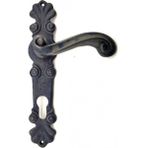 Antika Tarz Dekoratif Pirinç Okyanus Banyo Kapı Kolu - 230X46 Mm, Oksit - Renkli