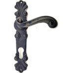 Antika Tarz Dekoratif Pirinç Okyanus Banyo Kapı Kolu - 230X46 Mm, Oksit - standart