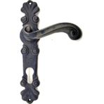 Antika Tarz Dekoratif Pirinç Okyanus Oda Kapı Kolu - 230X46 Mm, Oksit - 230 x 46 mm