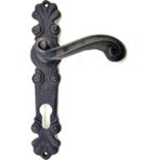 Antika Tarz Dekoratif Pirinç Okyanus Yale Kapı Kolu - 230X46 Mm, Oksit - 230 x 46 mm