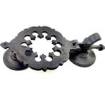 Antika Tarz Dekoratif Pirinç Osmanlı Kapı Tokmağı, Taktak - 265X75MM, Oksit - Belirtilmemiş
