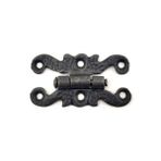 Antika Tarz Dekoratif Pirinç Yıldız Menteşe - 84x44 Mm, Oksit